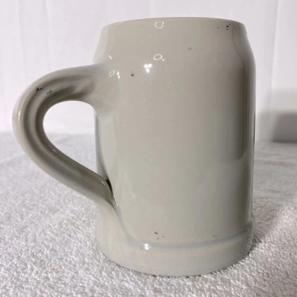 Vintage Old Germany Beige Stoneware Eagle Crest Beer Mug Stein - Picture 4 of 14